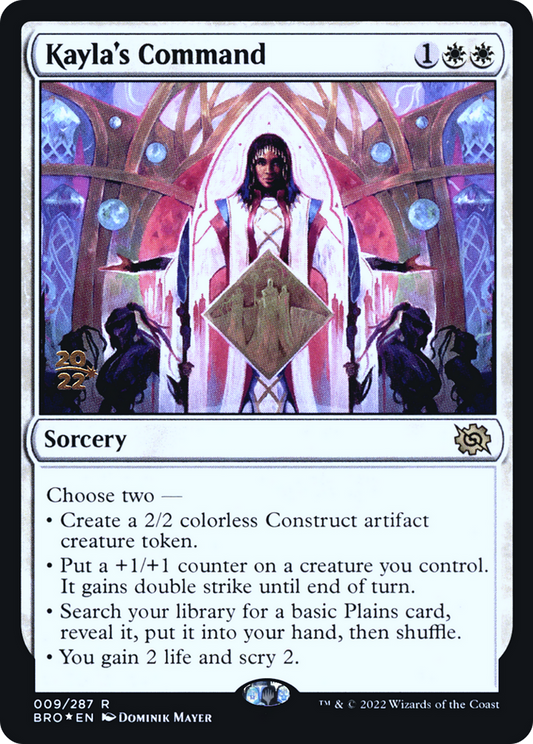 Kayla's Command (009) (Prerelease) - Foil