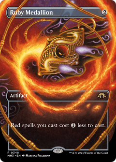 Ruby Medallion (0348) (Borderless) - Foil