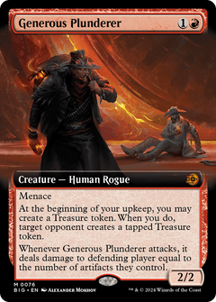 Generous Plunderer (0076) (Extended Art)