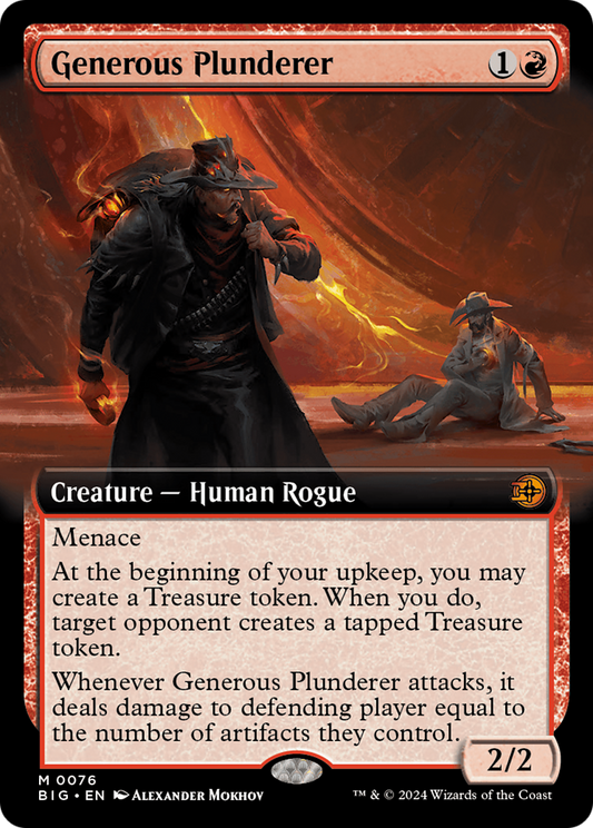 Generous Plunderer (0076) (Extended Art)