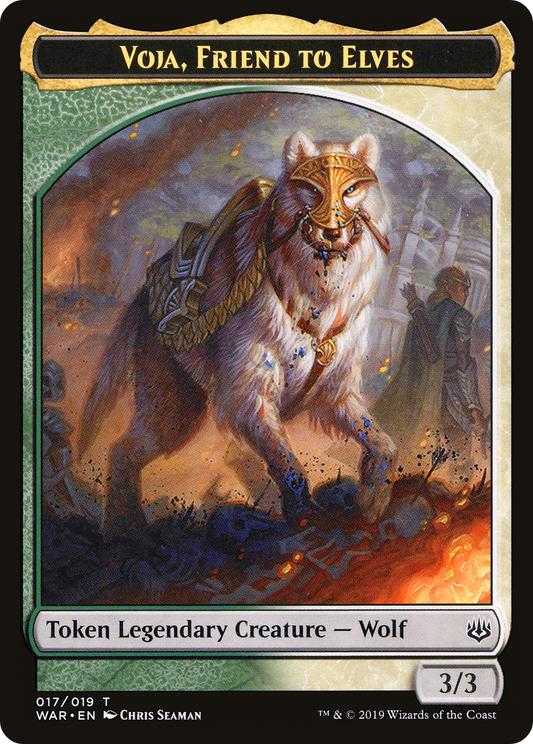 Voja, Friend to Elves Token (017)