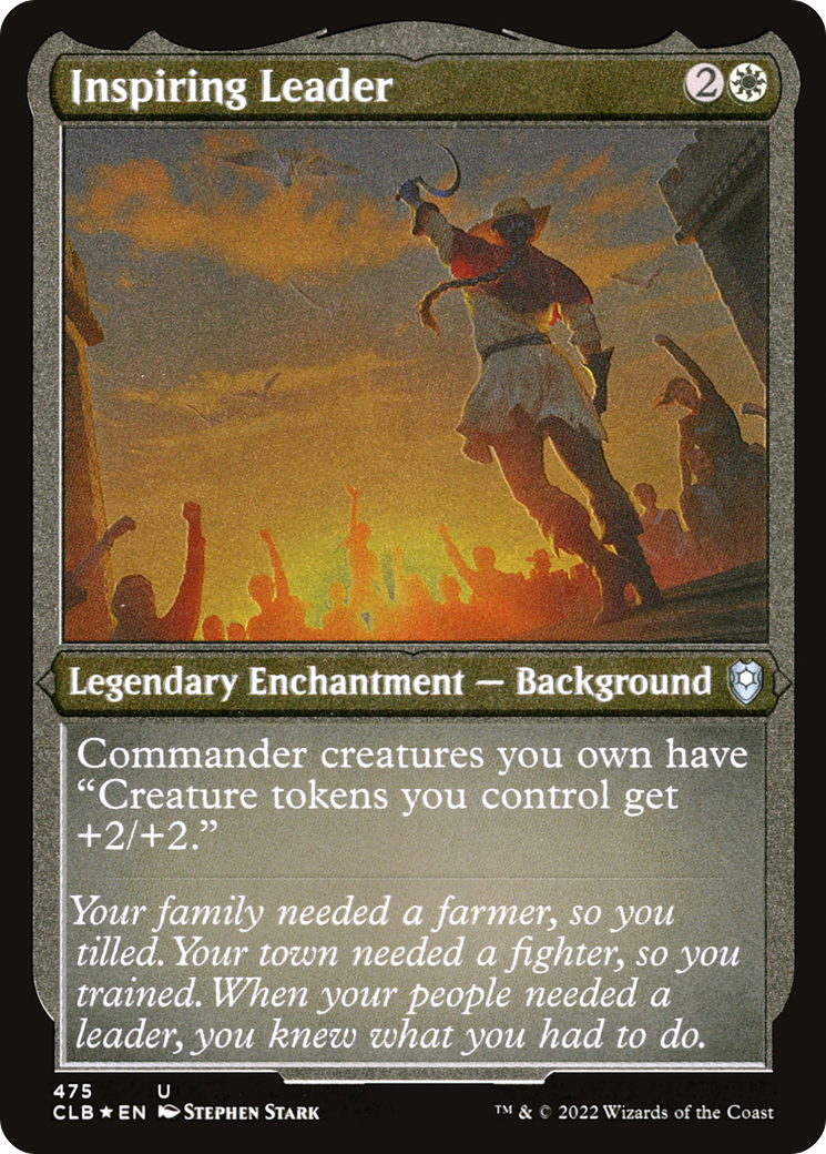 Inspiring Leader - Foil Etched
