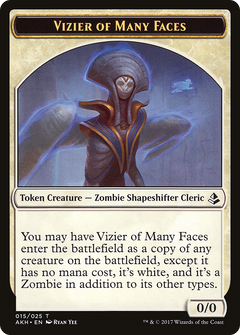 Vizier of Many Faces Token (015)