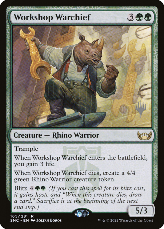 Workshop Warchief (165) (Promo Pack) - Foil