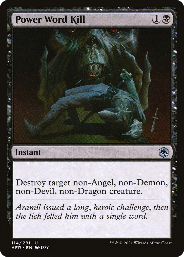 Power Word Kill - Foil