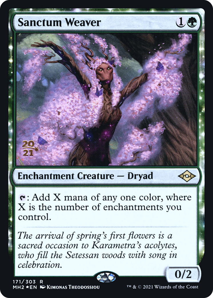Sanctum Weaver (171) (Prerelease) - Foil