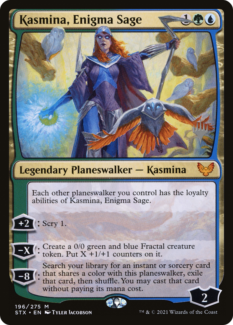 Kasmina, Enigma Sage (196) (Promo Pack) - Foil