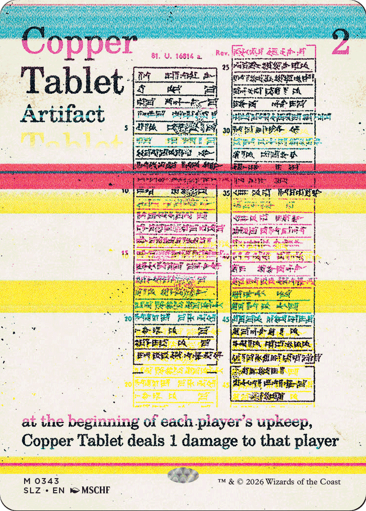Copper Tablet (0343) (Showcase) (SLZ)