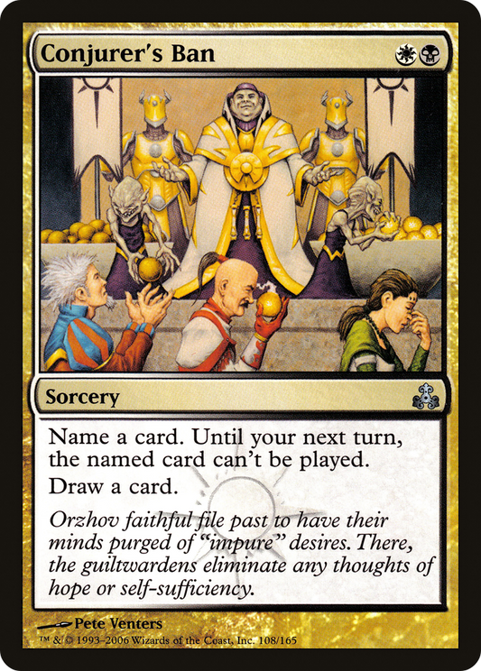 Conjurer's Ban - Foil