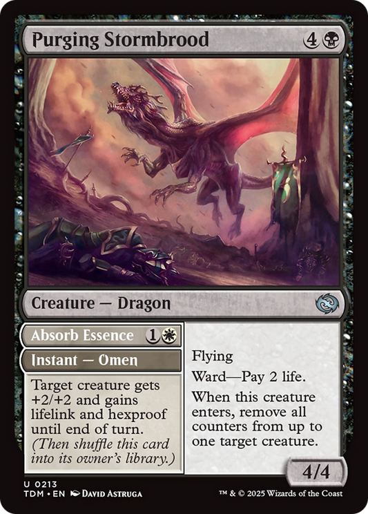 Purging Stormbrood // Absorb Essence - Foil