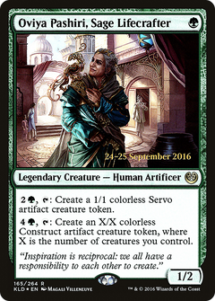 Oviya Pashiri, Sage Lifecrafter (165) (Prerelease) - Foil