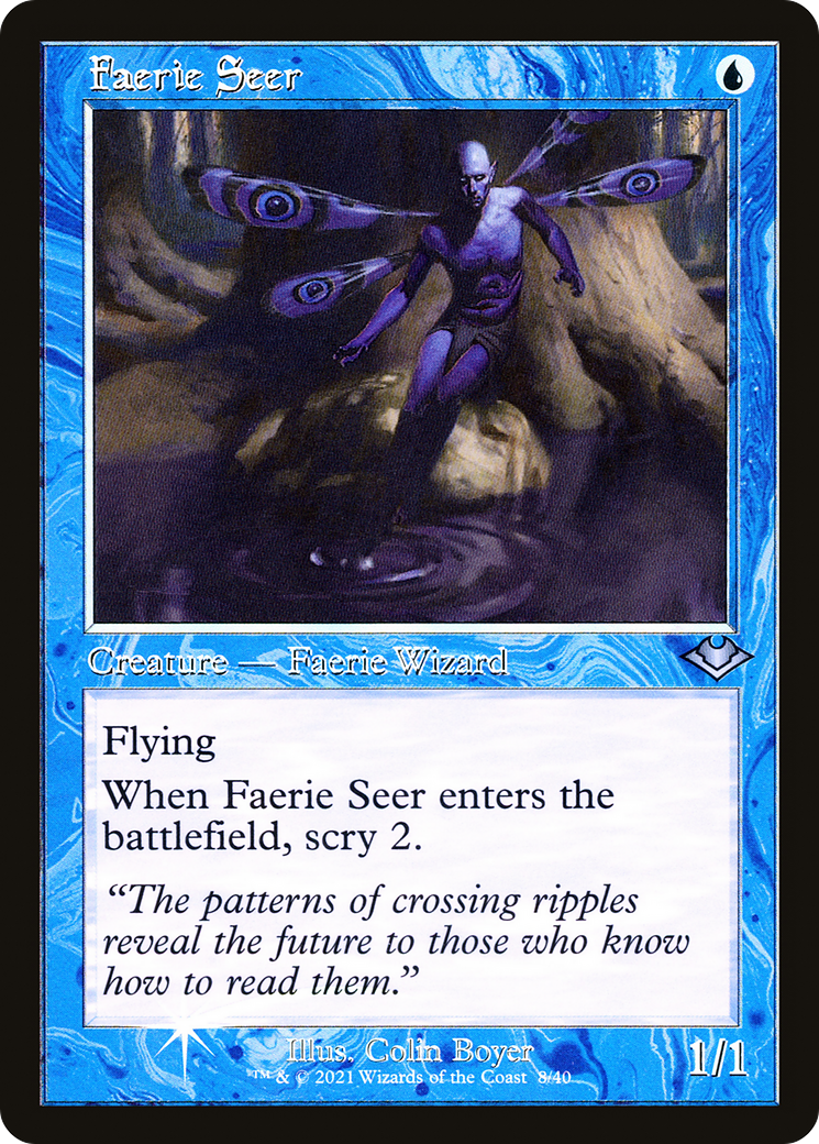 Faerie Seer (008) (Retro Frame) - Foil