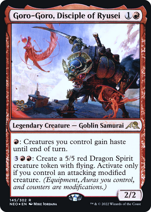 Goro-Goro, Disciple of Ryusei (145) (Prerelease) - Foil