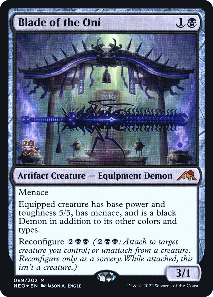 Blade of the Oni (089) (Prerelease) - Foil