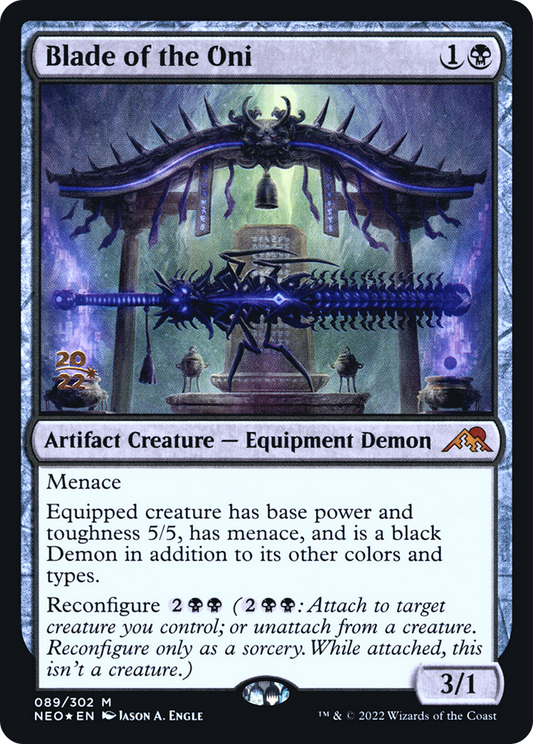 Blade of the Oni (089) (Prerelease) - Foil