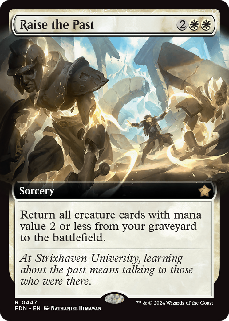 Raise the Past (0447) (Extended Art) - Foil