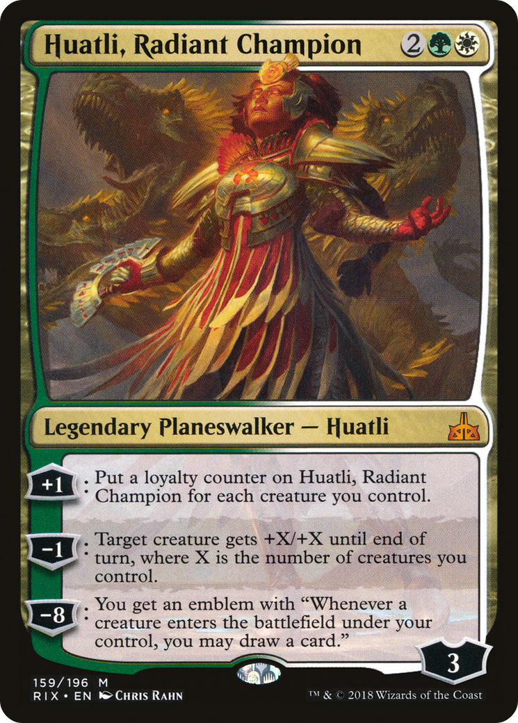 Huatli, Radiant Champion - Foil