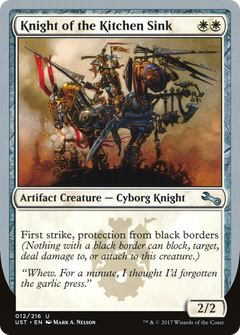 Knight of the Kitchen Sink (Black Borders)