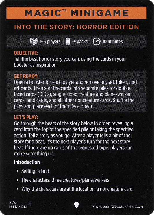 Magic Minigame: Into the Story: Horror Edition (MMID)