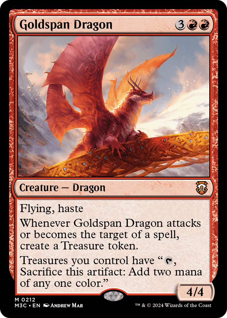 Goldspan Dragon - Ripple Foil
