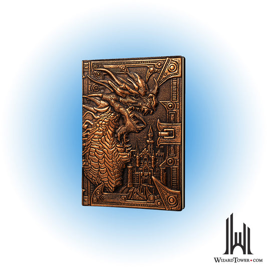 Journal - 3D Faux Leather - Bronze Dragon