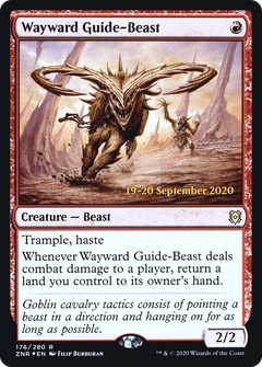 Wayward Guide-Beast (176) (Prerelease) - Foil