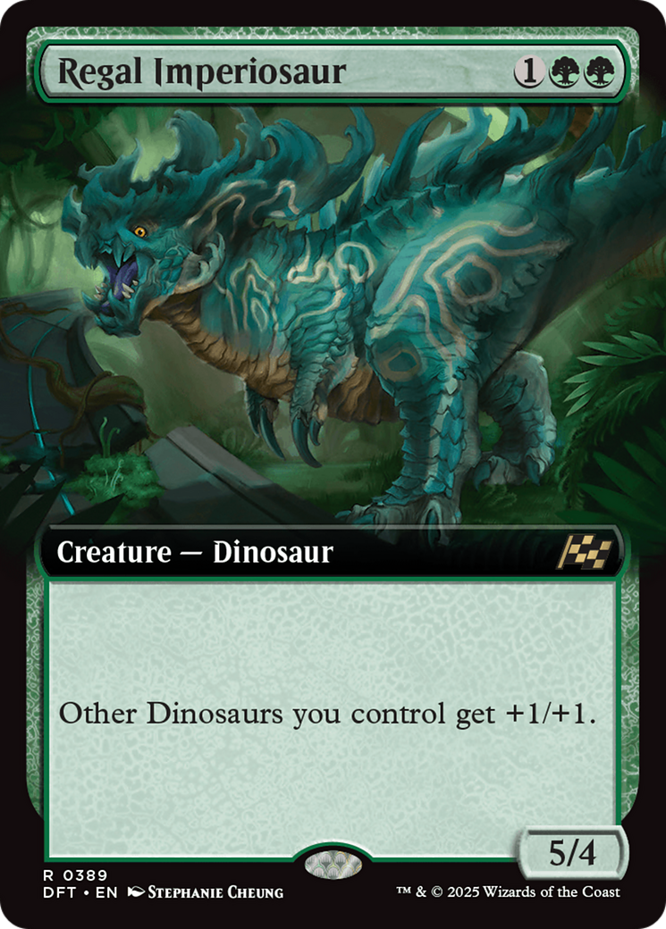 Regal Imperiosaur (0389) (Extended Art) - Foil