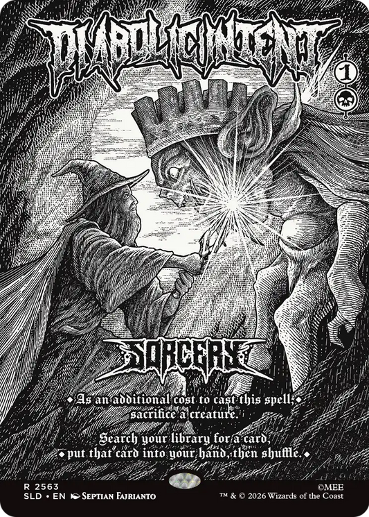 Diabolic Intent (2563) (Showcase) (SLD) - Foil