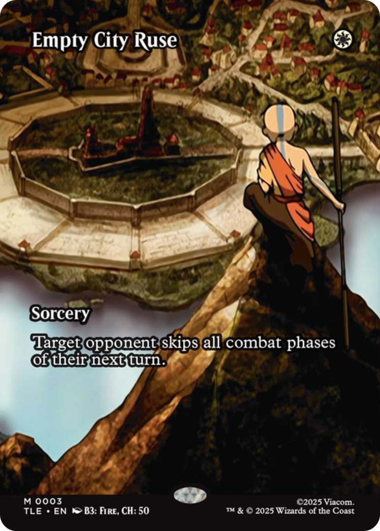 Empty City Ruse (0003) (Borderless) - Foil tle