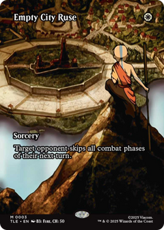 Empty City Ruse (0003) (Borderless) - Foil tle