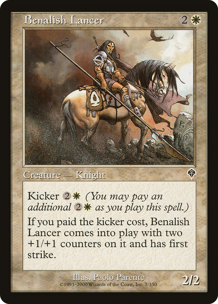 Benalish Lancer - Foil