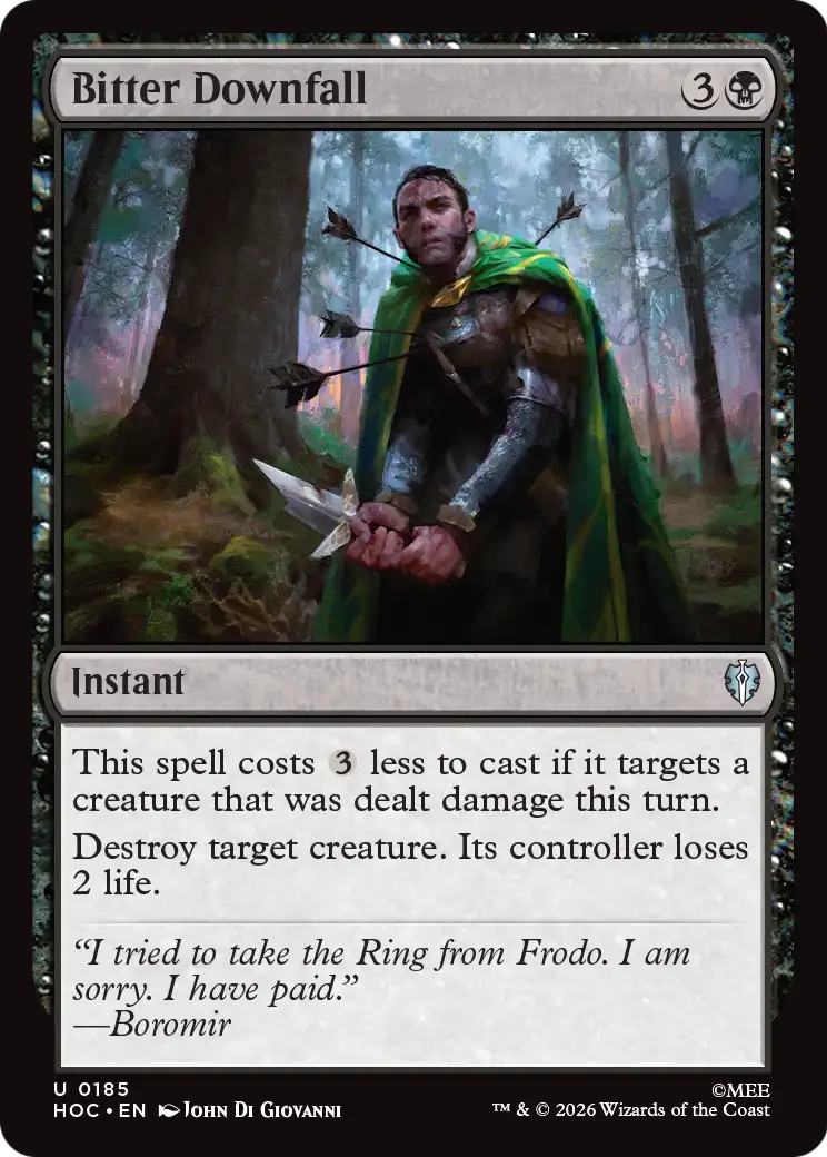 Bitter Downfall (HOC)