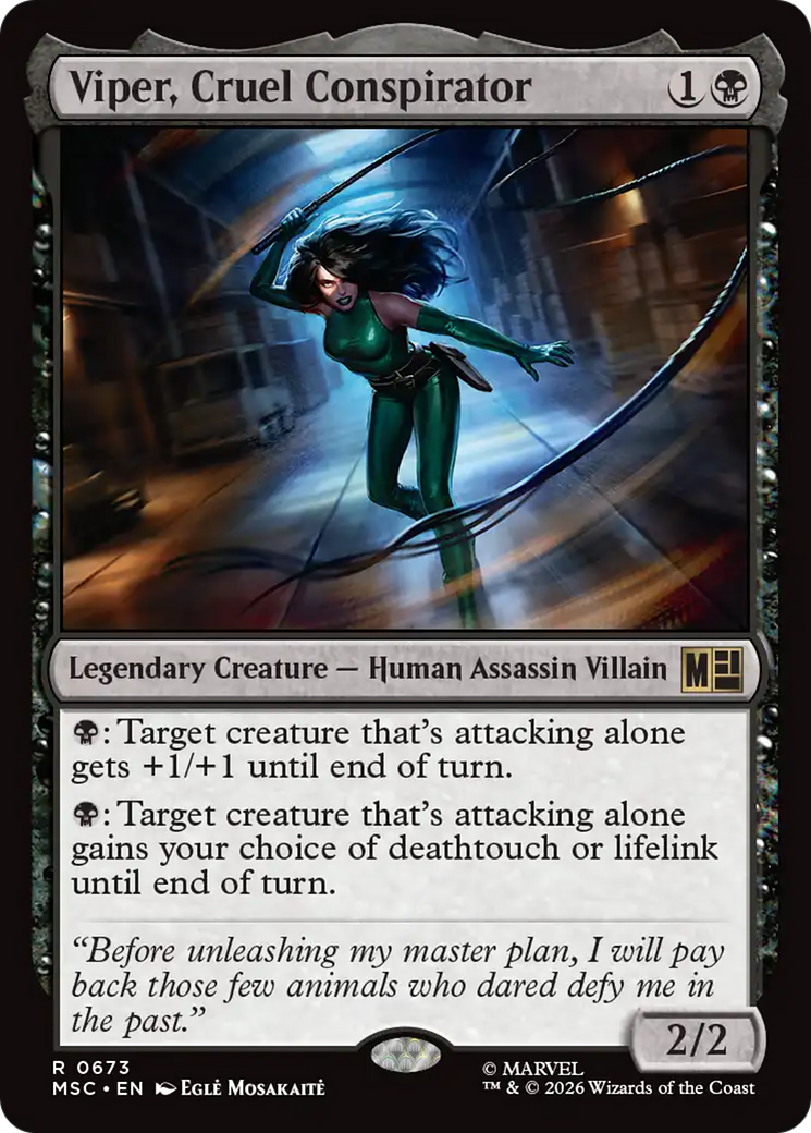 Viper, Cruel Conspirator (MSC) - Foil