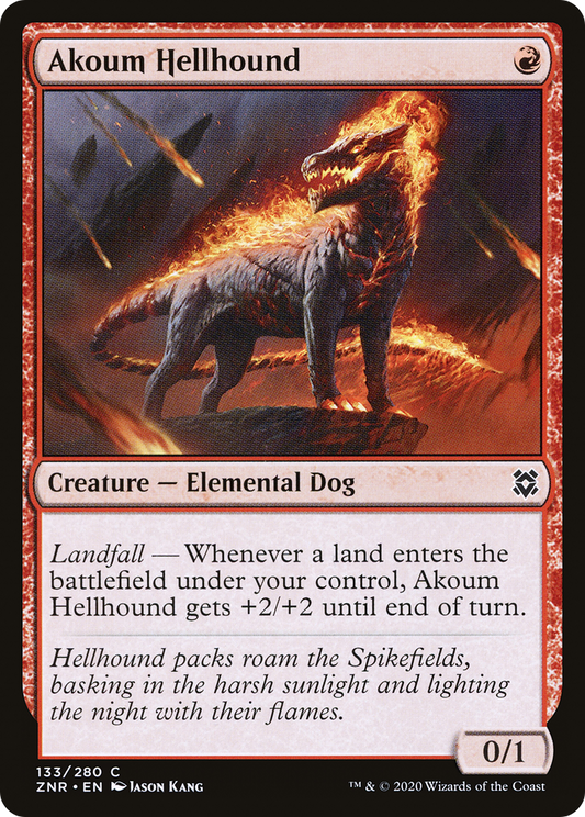 Akoum Hellhound - Foil
