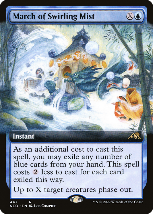 March of Swirling Mist (447) (Extended Art) - Foil