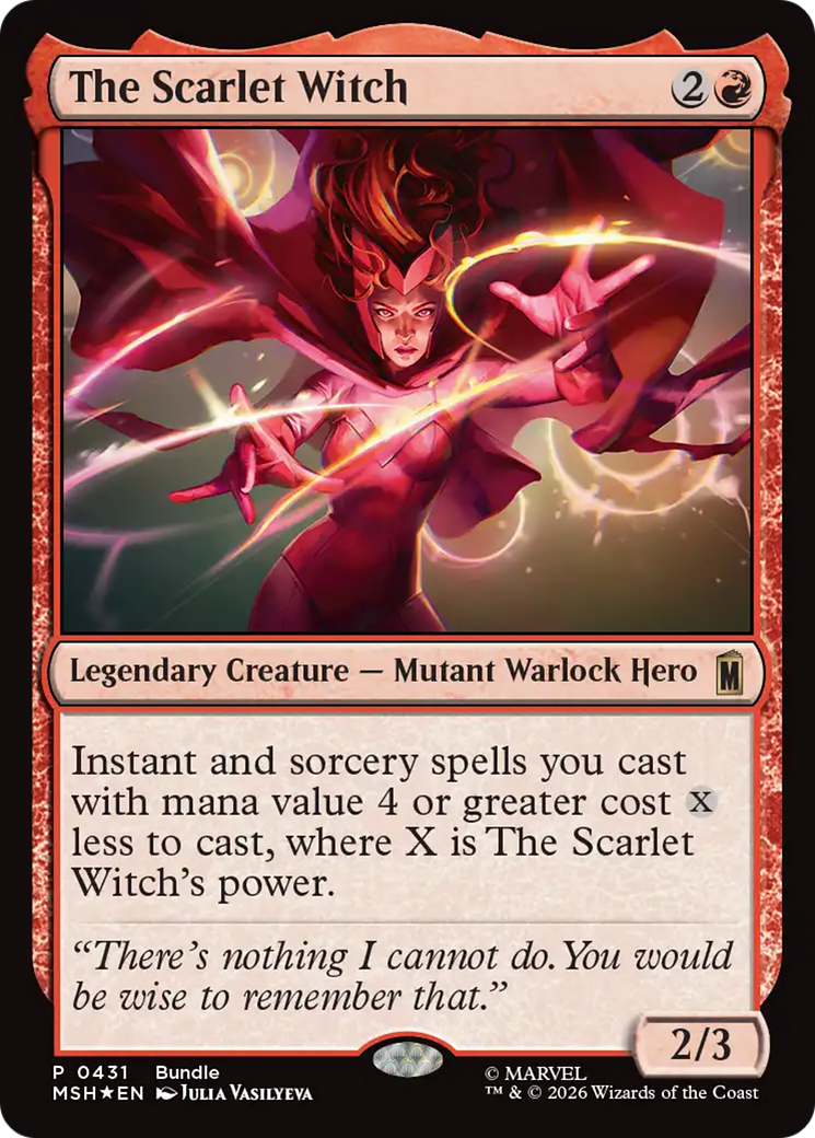 The Scarlet Witch (0431) (Extended Art) (MSH) - Foil