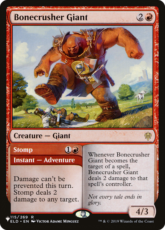 Bonecrusher Giant // Stomp (115)