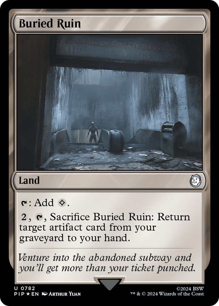 Buried Ruin (0782) - Surge Foil