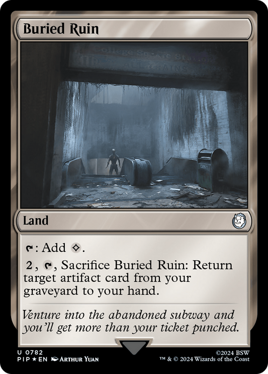 Buried Ruin (0782) - Surge Foil
