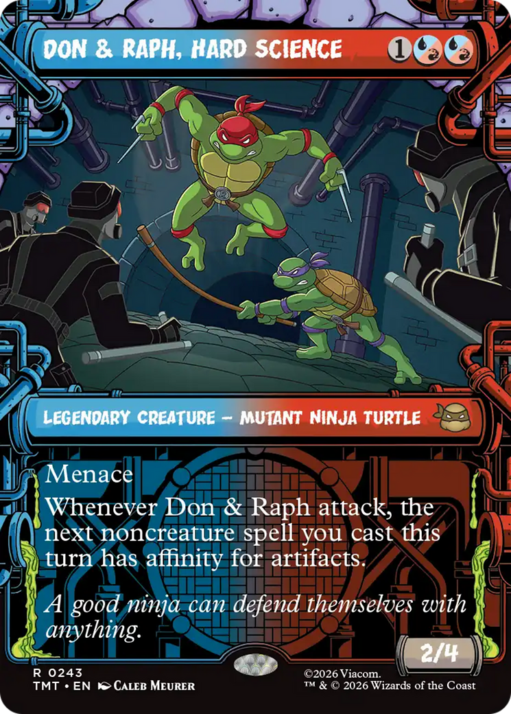 Don & Raph, Hard Science (0243) (Sewer Frame) (TMT)