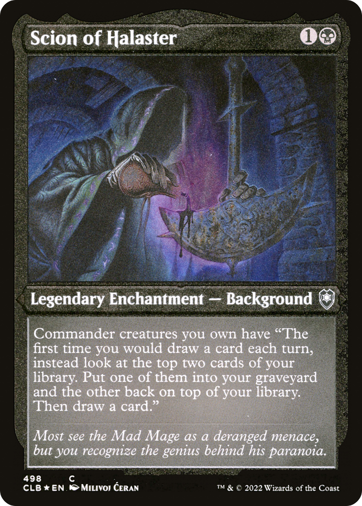 Scion of Halaster - Foil Etched