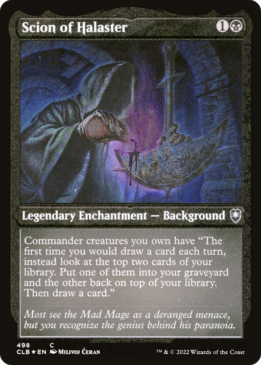 Scion of Halaster - Foil Etched