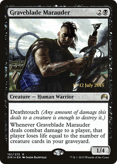 Graveblade Marauder (101) (Prerelease) - Foil