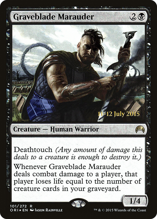 Graveblade Marauder (101) (Prerelease) - Foil