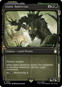 Alpha Deathclaw (0864) (Showcase) - Surge Foil