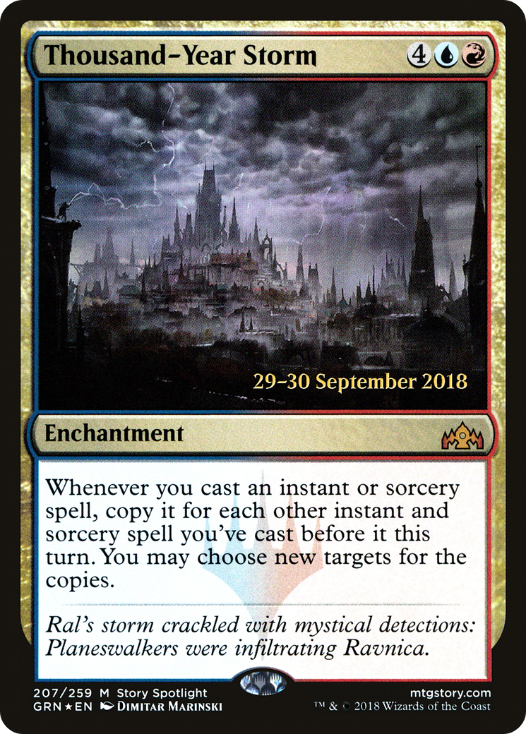 Thousand-Year Storm (207) (Prerelease) - Foil