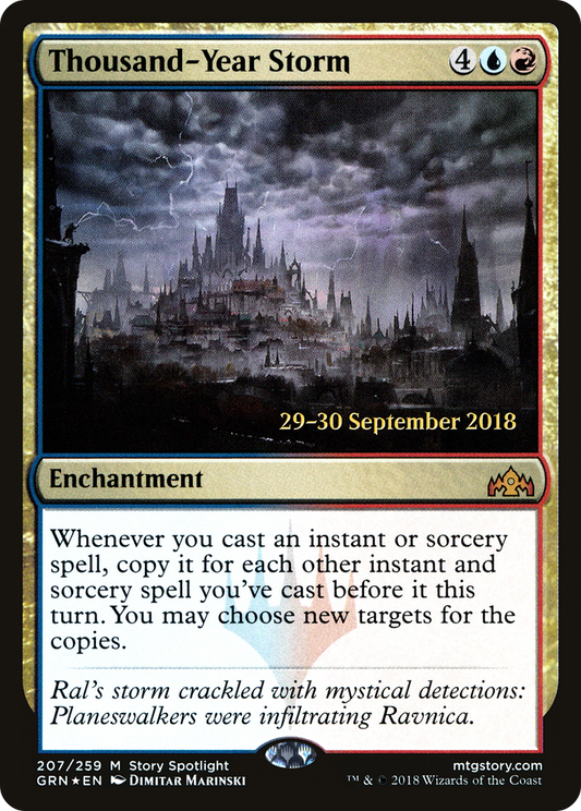 Thousand-Year Storm (207) (Prerelease) - Foil