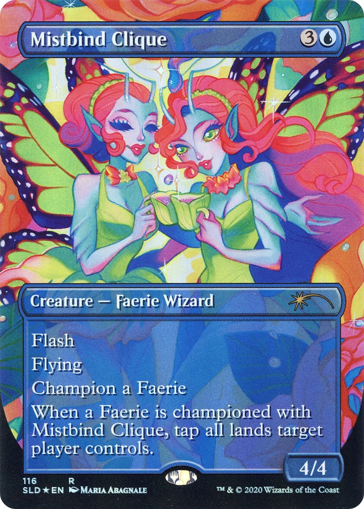 Mistbind Clique (116) (Borderless) - Foil