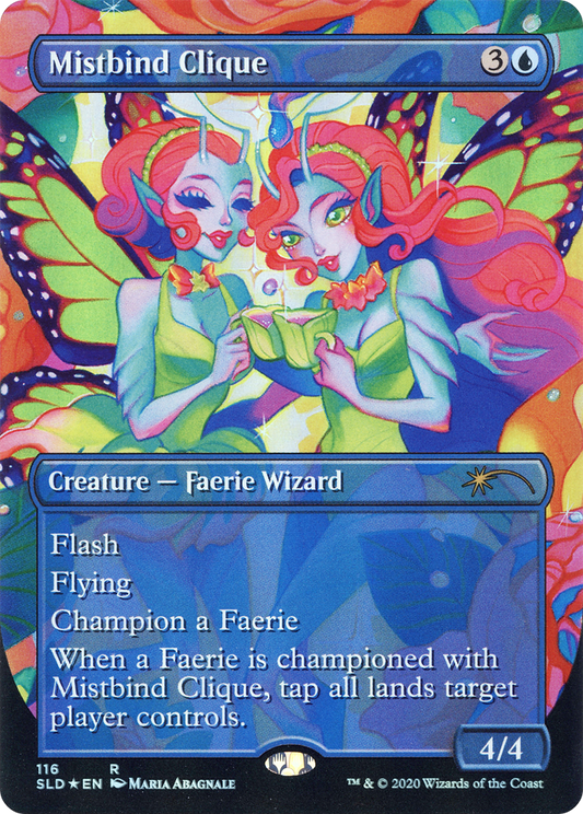 Mistbind Clique (116) (Borderless) - Foil