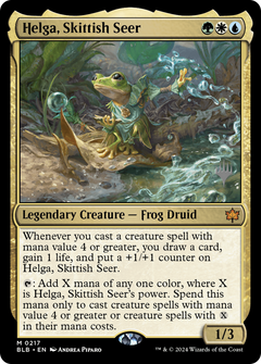 Helga, Skittish Seer (0217) (Promo Pack)
